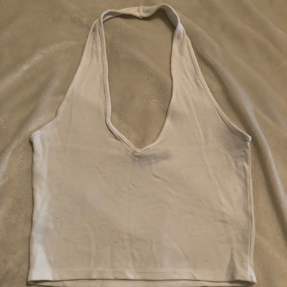 Brandy & Melville White Crop Top